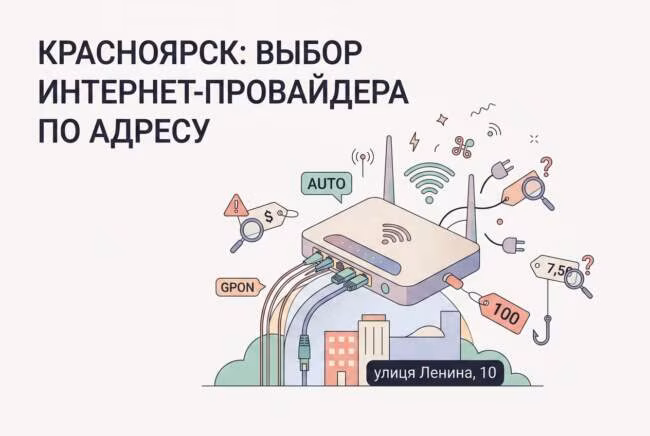интернет по адресу в Красноярске и ловушки провайдеров
